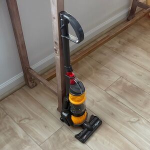 Dyson Yellow and Gray Upright kids toy Vacuum